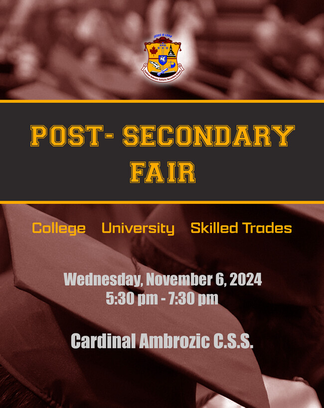 Post Secondary Fair Poster