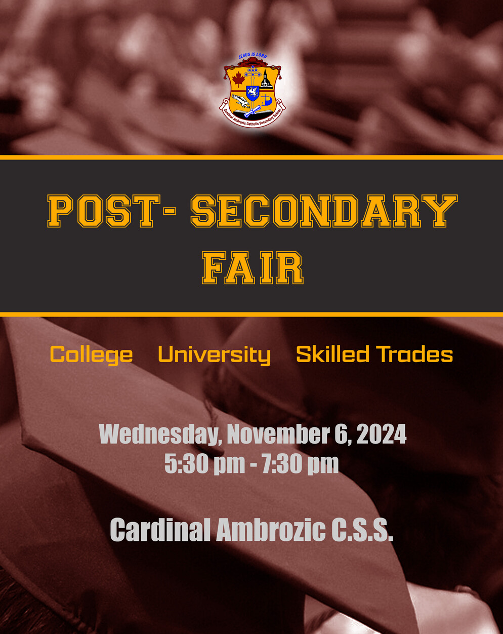 Post Secondary Fair Poster